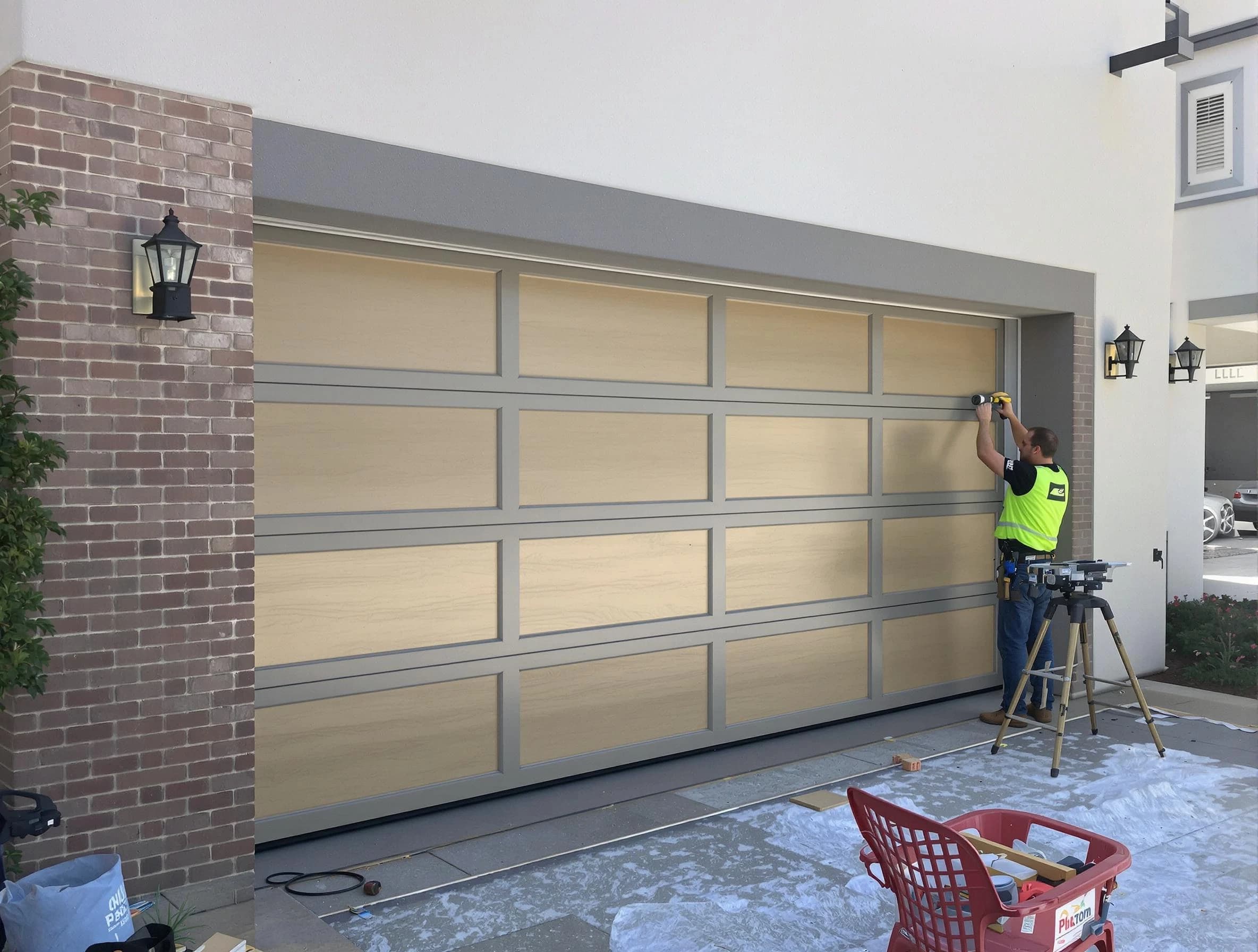 Garage door replacement service by Fitchburg Garage Door Repair in Fitchburg