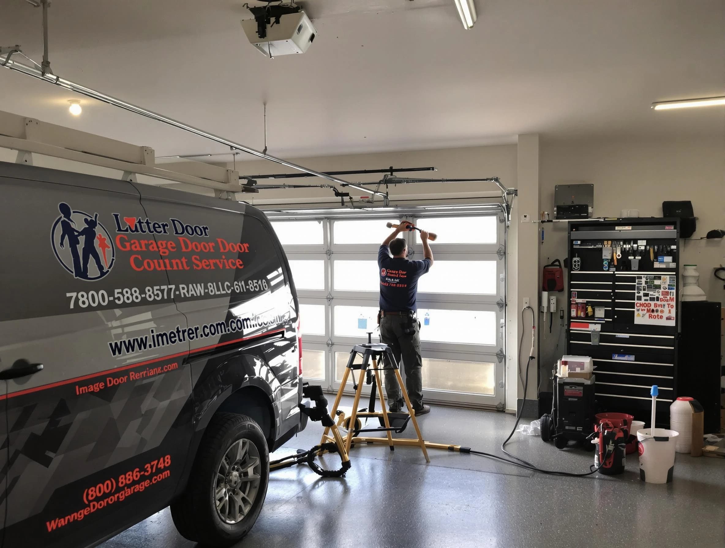 Fitchburg Garage Door Repair rapid response team performing same-day repair in Fitchburg