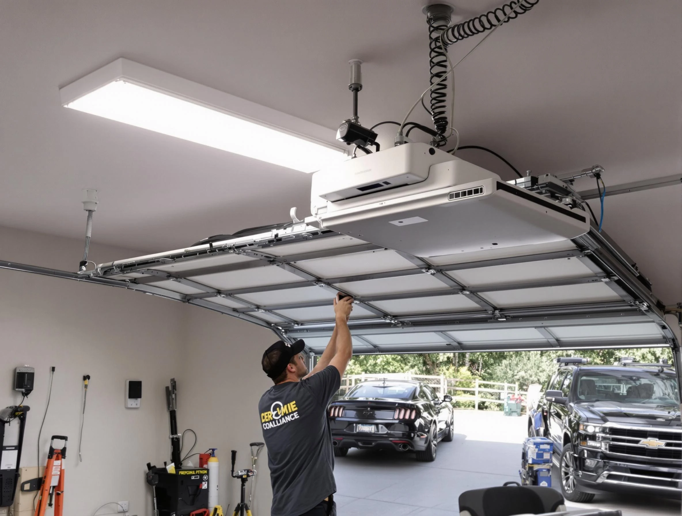 Garage Door Opener Installation in Fitchburg