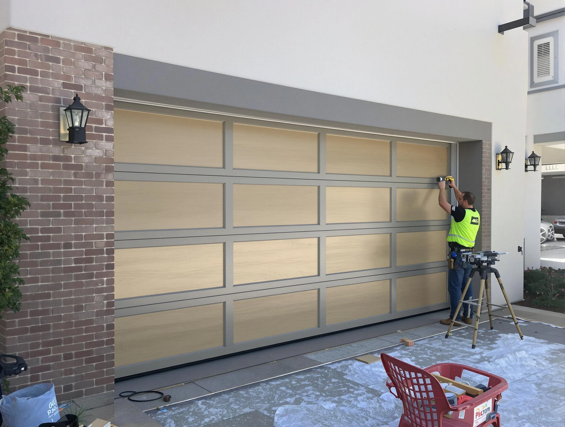 Garage door replacement service by Fitchburg Garage Door Repair in Fitchburg