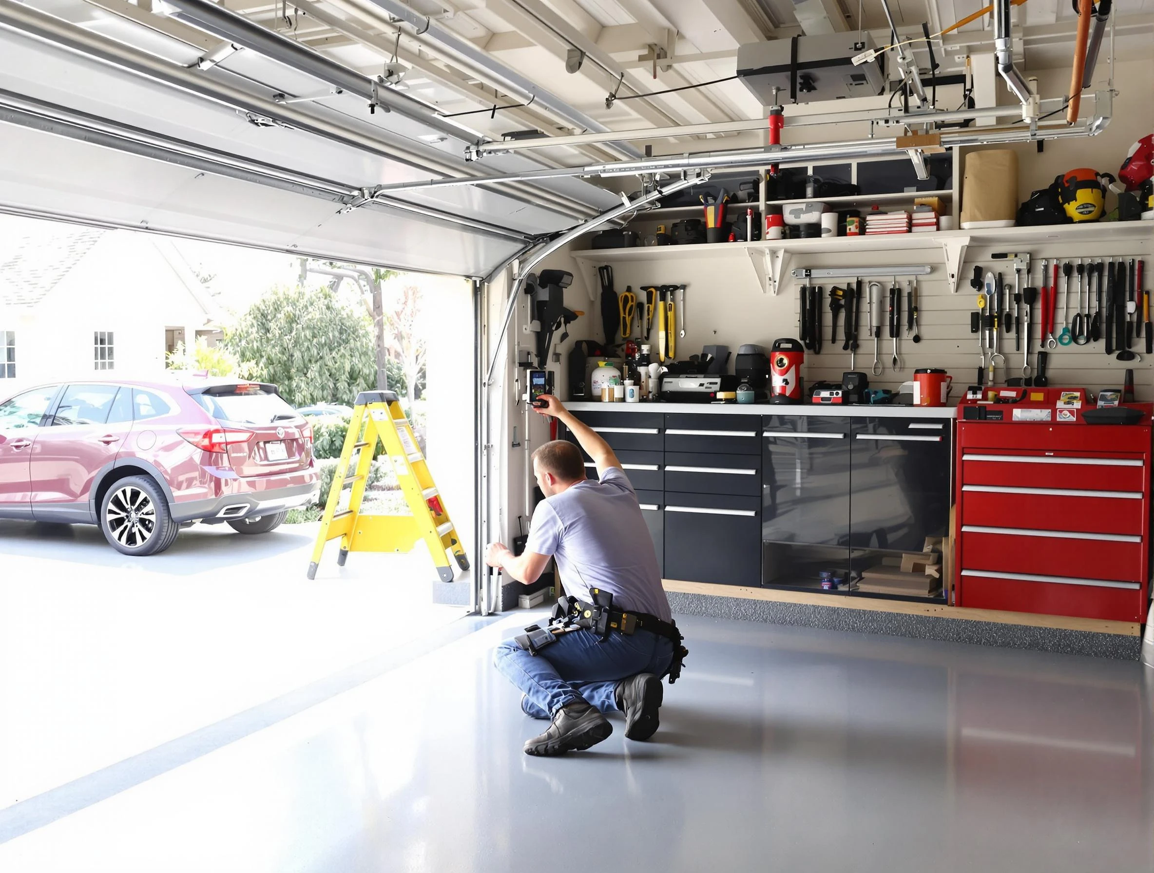 Local garage door repair service by Fitchburg Garage Door Repair in Fitchburg
