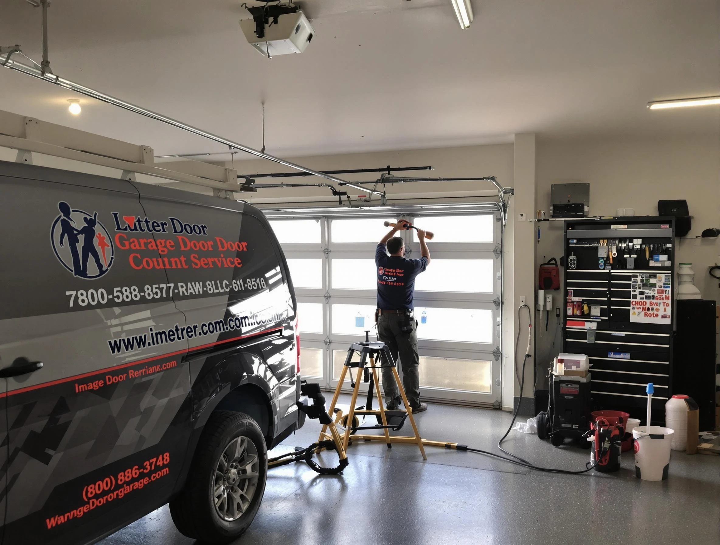 Fitchburg Garage Door Repair rapid response team performing same-day repair in Fitchburg